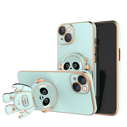 Panda Astronaut iPhone 14 Series Lazy Mobile Phone Case Holder