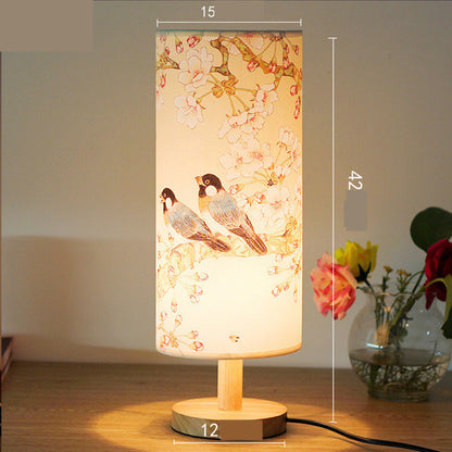 Modern New Chinese Bedroom Bedside Table Lamp