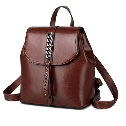 Leather Backpack Purse