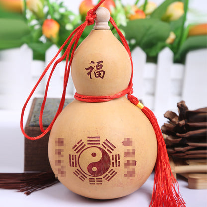 Natural Big Gourd Feng Shui Handicraft Ornaments