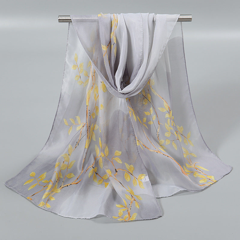 Little Chiffon Small Silk Scarf Scarf For Women