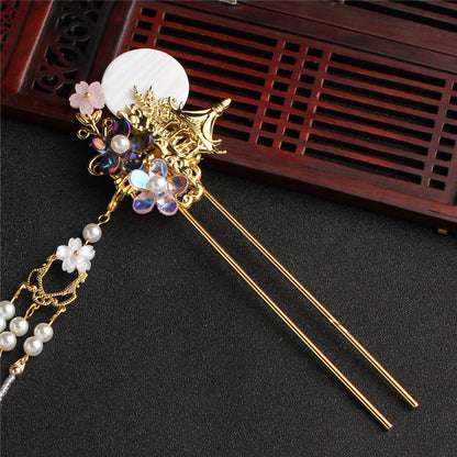 Ancient Costume Hairpin Accessories Tassel Walking Fairy Girl