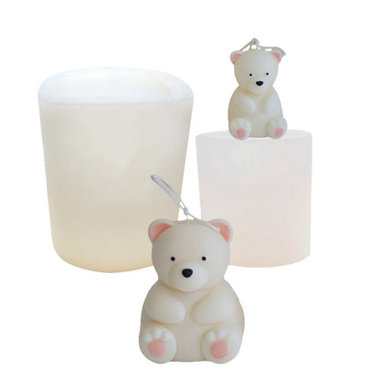 Bear Fragrance Candle Mold - Silicone Cake Mold - China Creative Hub