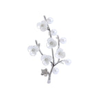Fashion Fritillary Freshwater Pearl Plum Brooch Elegant High-end Accessories