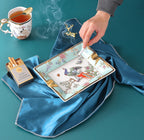Gold Painting Household Living Room Large Ceramic Ashtray