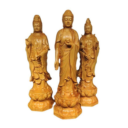 Western Trinity Wooden Craftwork Ornaments