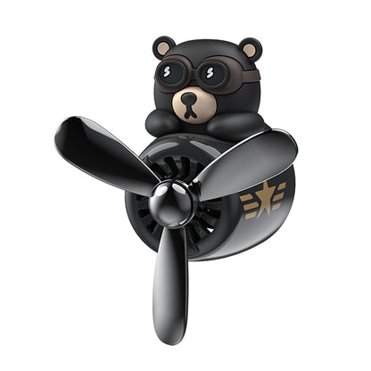 Haco Bear Car Mounted Aromatherapy Cartoon Cute Air Outlet Car Aromatherapy Decoration Car Accessories Ornaments