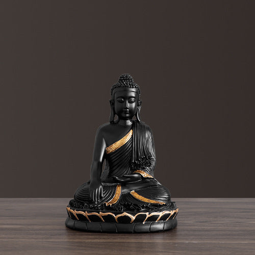 Sakyamuni Buddha Chinese Zen Buddhist Statue Ornaments