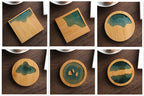 Bamboo Coasters Tea Cup Holder Insulation Pad