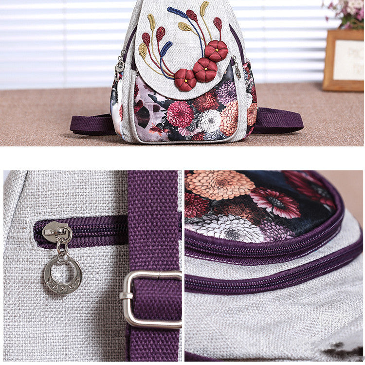 Ethnic Style And Large Capacity Travel Backpack