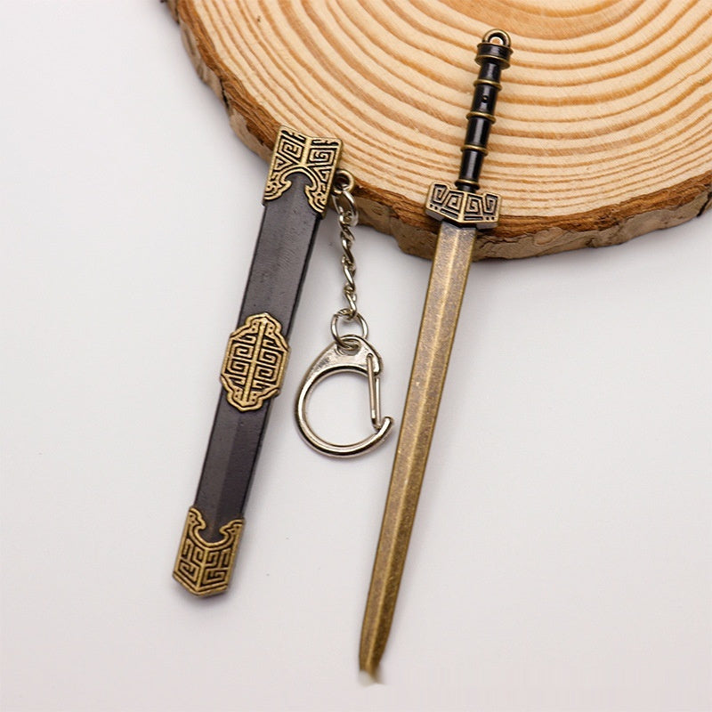 Chinese Ancient Famous Sword Mini Keychain