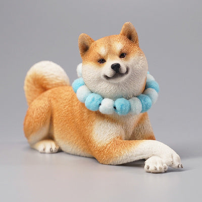 Horizontal Shiba Inu model ornaments BYD car interior decoration