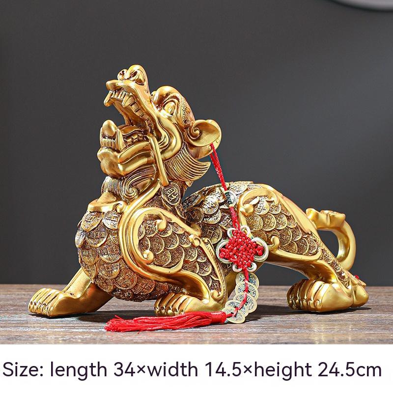 Decoration A Pair Bringing Fortune Feng Shui Living Room Entrance Shop Office Decorations