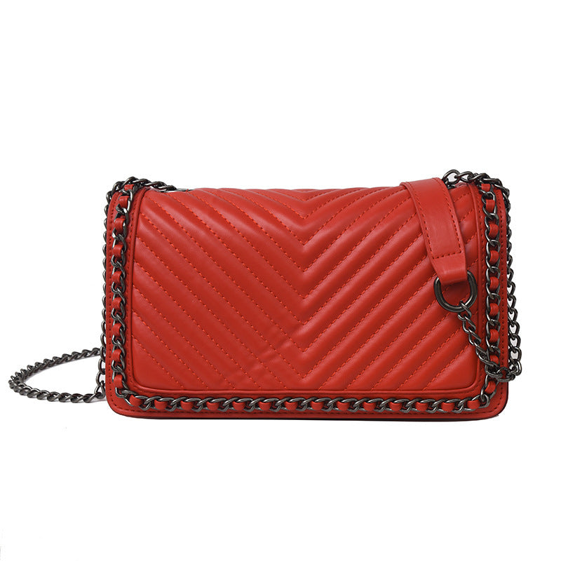 Western Style Embroidery Thread Chain Portable Shoulder Crossbody Bag