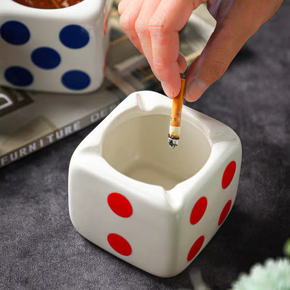 Chinese Dice Ashtray Cute Creativity