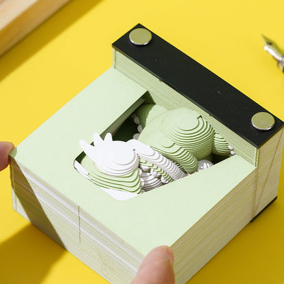 3D Paper Sculpture Notepad - Little Dinosaur - China Creative Hub