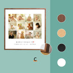 Baby Commemorative Frame Custom Photo Set Custom Painting