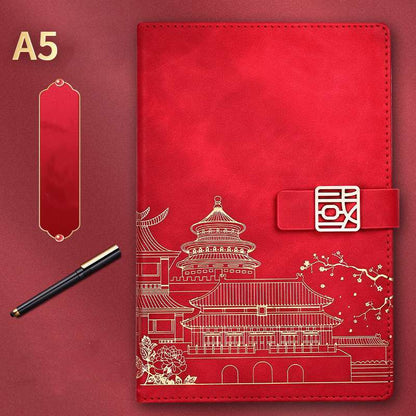 Chinese Style Palace Museum A5 Notebook Gift Box Set