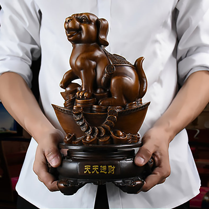 Chinese Zodiac Carving Fortune Ornament
