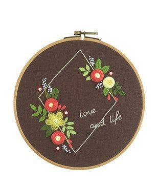 Lu Embroidery Handmade Embroidery Diy Hanging Painting Material Package