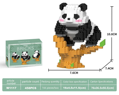 Giant Panda National Treasure Building Blocks Toys