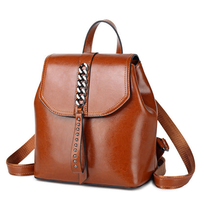 Leather Backpack Purse