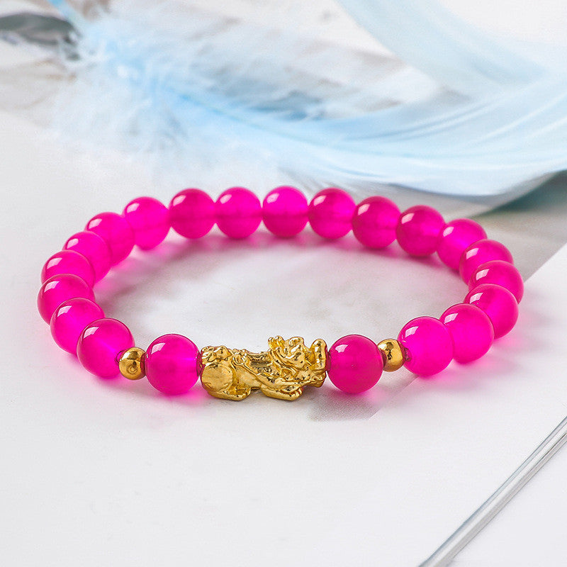 Shajin Pixiu Bracelet Bracelet Colorful DIY Beaded Bracelet