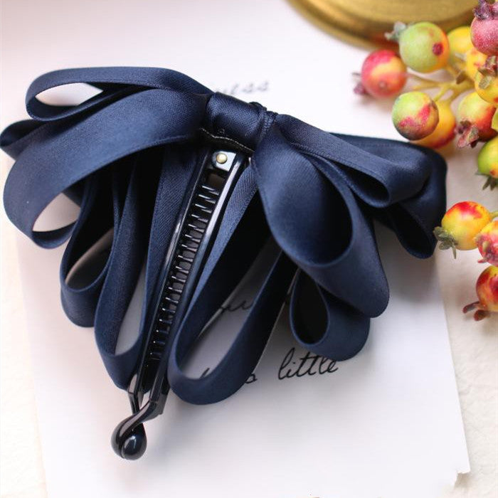 Three-dimensional Ribbon Big Bow Hairpin