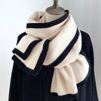 Color Matching Scarf Knitted Wool Scarf
