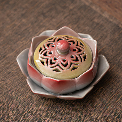 Tea Room Aromatherapy Lotus Incense Burner Decoration