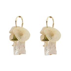 Acrylic Earrings Stud Earrings 925 Silver Needle Female Retro Forest Earrings