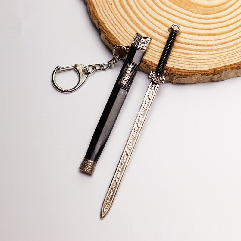 Chinese Ancient Famous Sword Mini Keychain