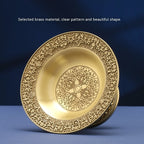 Tibetan Dharma Protector Cup Eight Auspicious Carved Tribute Cups