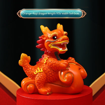 Zodiac Jubao Lucky Dragon Chinese Style Crafts Ornaments