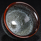 Kiln Change Ceramic Kung Fu Tea Set Cup Home Gift Box