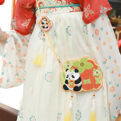 Hanfu embroidery bag Chinese ancient style ladies embroidered messenger bag