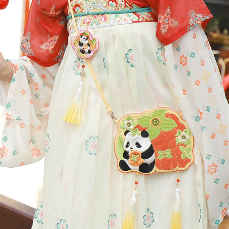 Hanfu embroidery bag Chinese ancient style ladies embroidered messenger bag