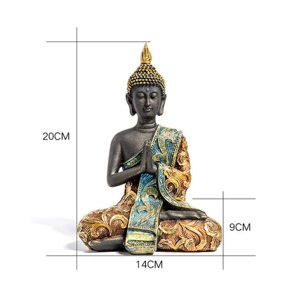 Buddha Statue Zen Small Ornaments Car Home Decoration