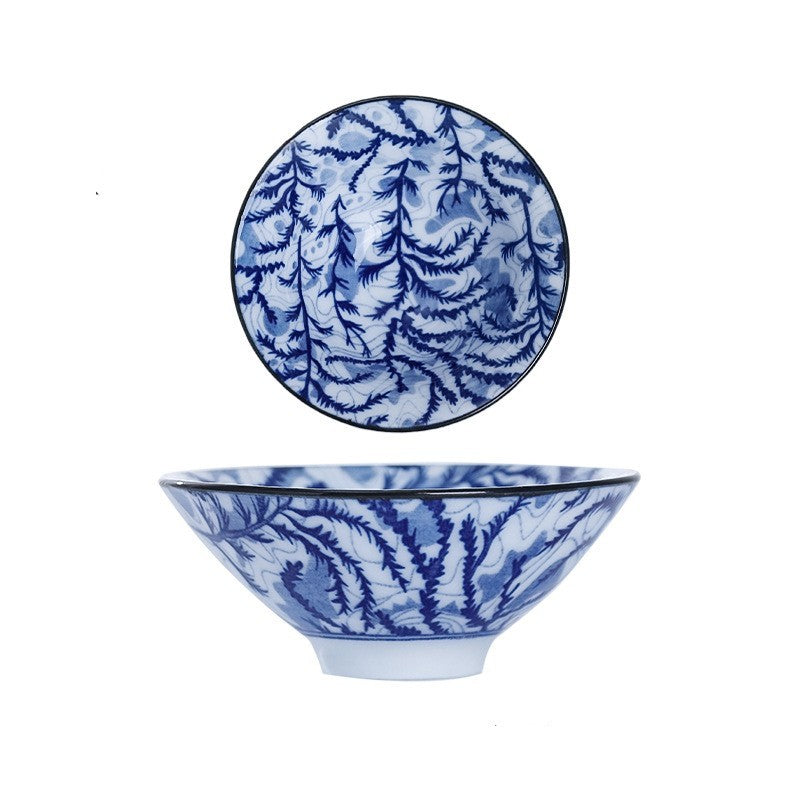 Ceramic Kung Fu Tea Cup Blue And White Porcelain