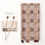 Retro Ethnic Style Voile Cotton And Linen Feel Scarf Women's Thin Type Sunscreen Shawl