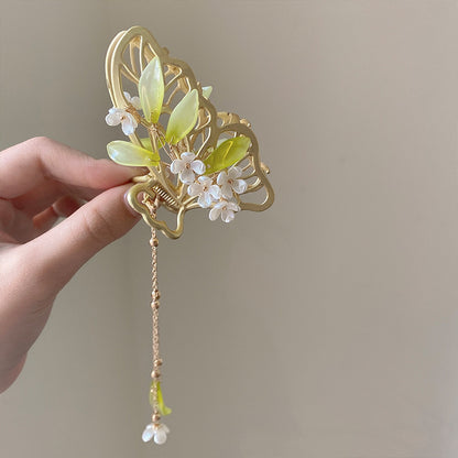 Women's Antique Butterfly High-level Hairpin