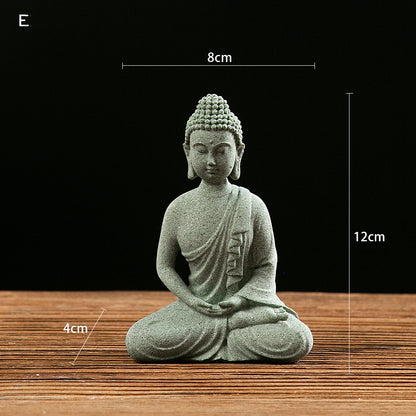 Creative entrance Zen new Chinese style home Buddha statue decoration