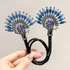 Peacock Tail Hairpin Hair accessories-Video